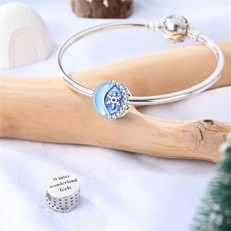 Amarante Jewelry Snowflake & Crescent Moon Winter Charm