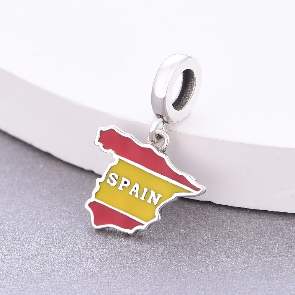 Amarante Jewelry Spain Map Dangle Charm