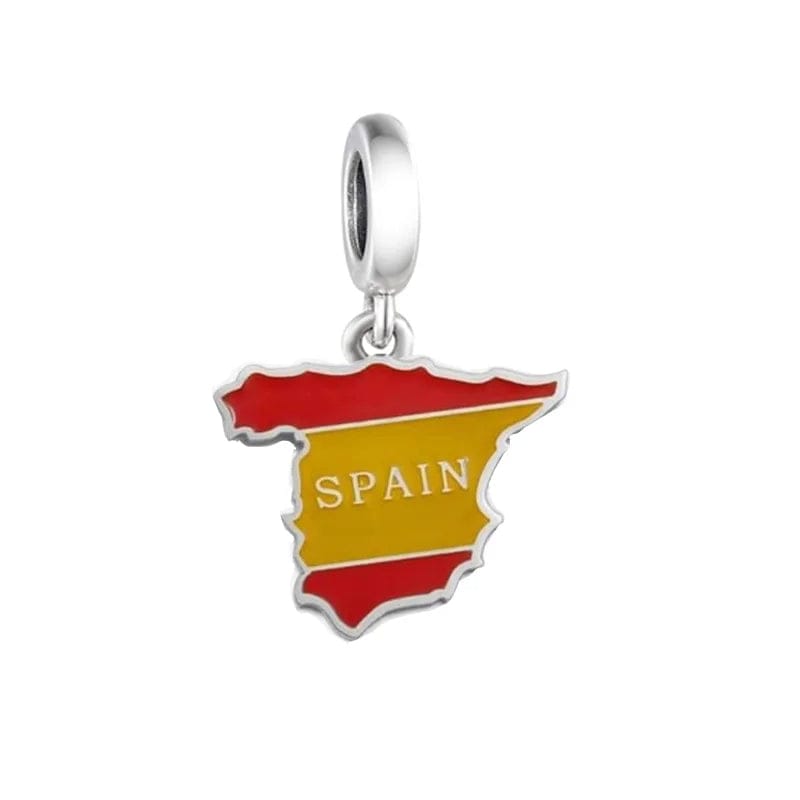 Amarante Jewelry Spain Map Dangle Charm