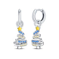 Amarante Jewelry Sparkling Christmas Tree Spiral Earrings