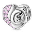 Amarante Jewelry Sparkling Rose in Bloom Charm