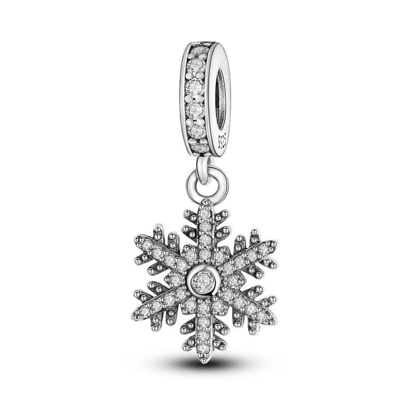 Amarante Jewelry Sparkling Snowflake Charm with Pave Crystals