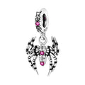 Amarante Jewelry Sparkling Spider Dangle Charm