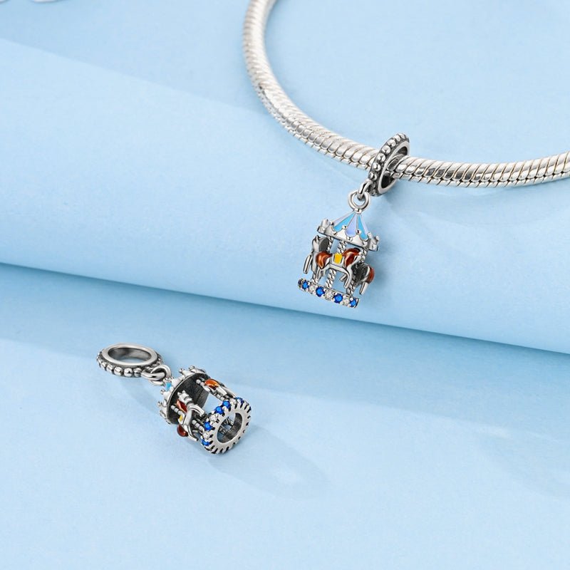 Amarante Jewelry Spinning Carousel Dangle Charm
