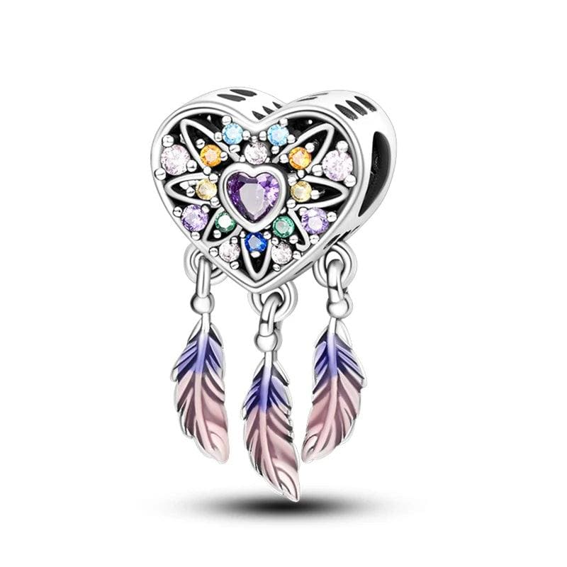 Amarante Jewelry Spiritual Heart Dreamcatcher Charm