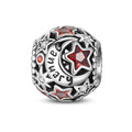 Amarante Jewelry Star & Moon Birthstone Charm