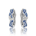 Amarante Jewelry Star & Moon Huggie Earrings with Enamel