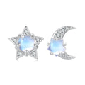 Amarante Jewelry Starlit Moonbeam Opal Stud Earrings