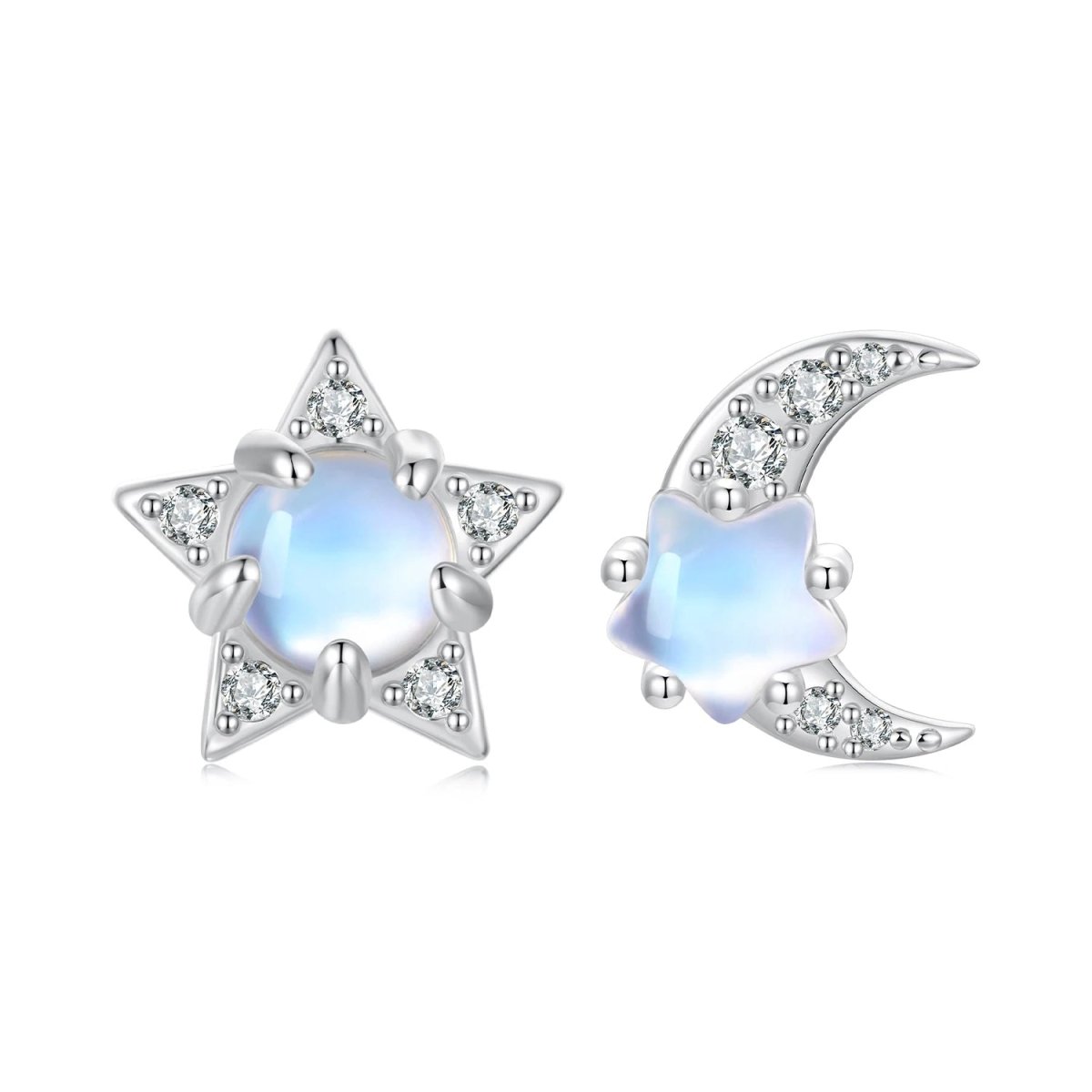 Amarante Jewelry Starlit Moonbeam Opal Stud Earrings