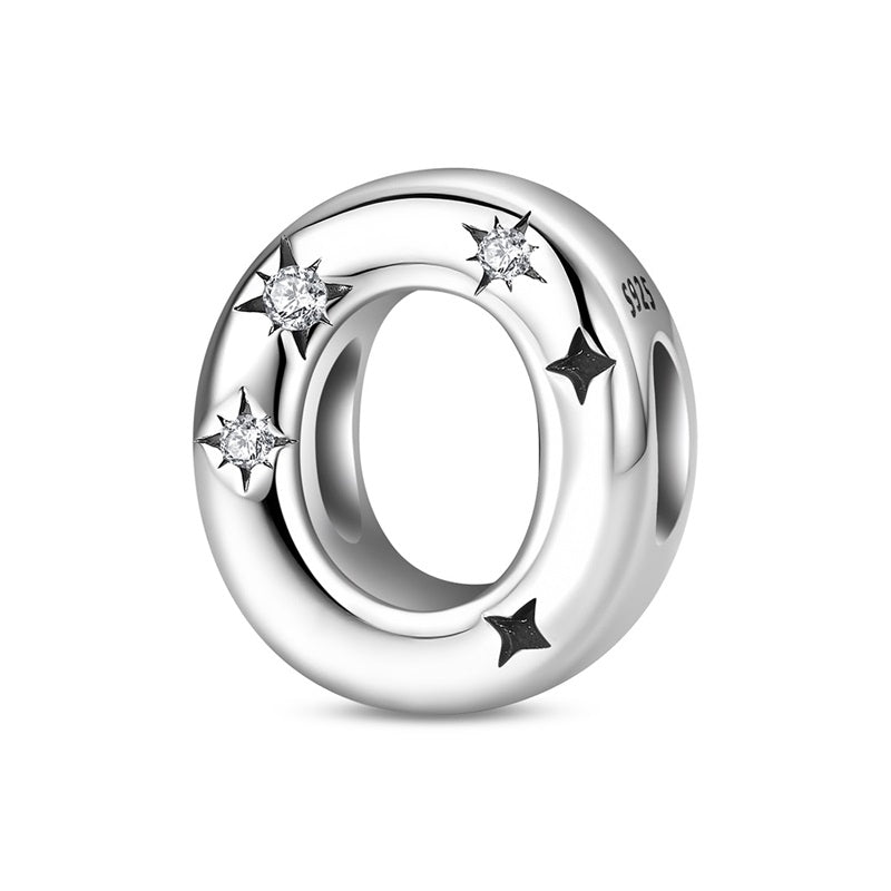 Amarante Jewelry Starry Letter A~Z Alphabet Charm