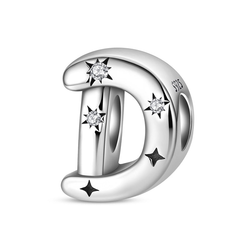 Amarante Jewelry Starry Letter A~Z Alphabet Charm