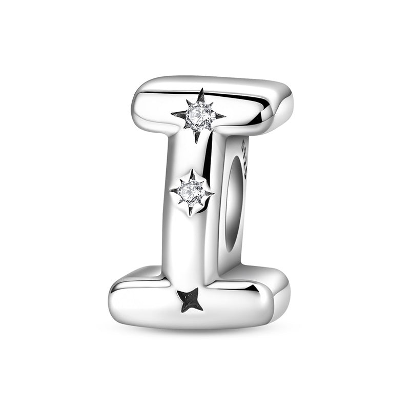 Amarante Jewelry Starry Letter A~Z Alphabet Charm