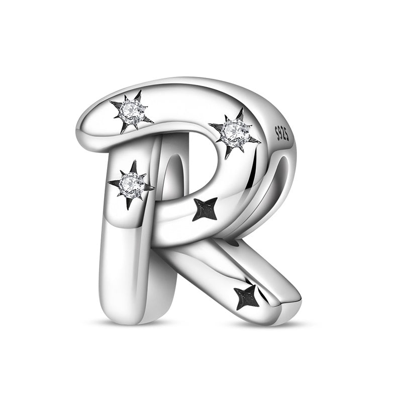 Amarante Jewelry Starry Letter A~Z Alphabet Charm
