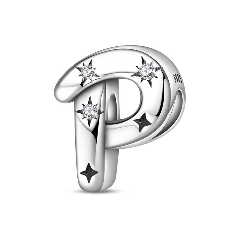 Amarante Jewelry Starry Letter A~Z Alphabet Charm