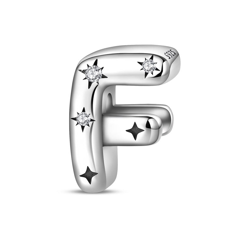 Amarante Jewelry Starry Letter A~Z Alphabet Charm