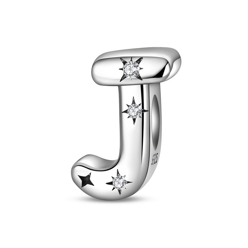 Amarante Jewelry Starry Letter A~Z Alphabet Charm