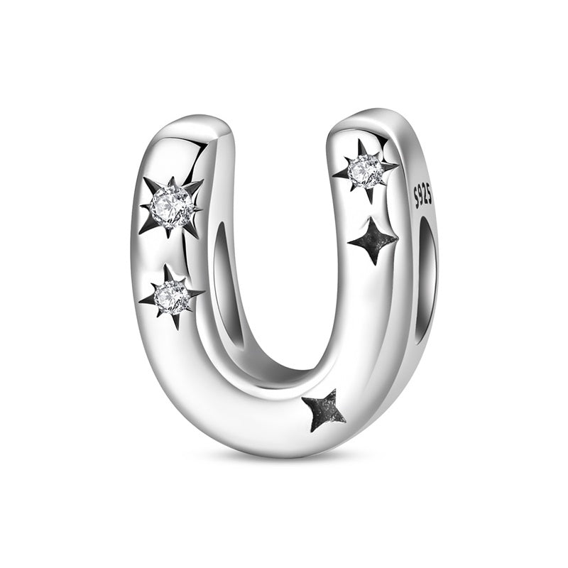 Amarante Jewelry Starry Letter A~Z Alphabet Charm