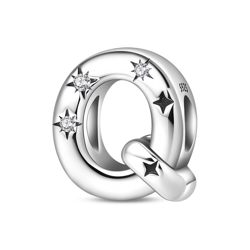 Amarante Jewelry Starry Letter A~Z Alphabet Charm