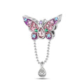 Amarante Jewelry Starry Pink Butterfly Charm