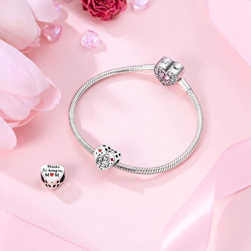 Amarante Jewelry Storytime Mother & Daughter Love Heart Charm