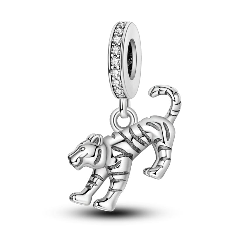 Amarante Jewelry Striped Tiger Dangle Charm