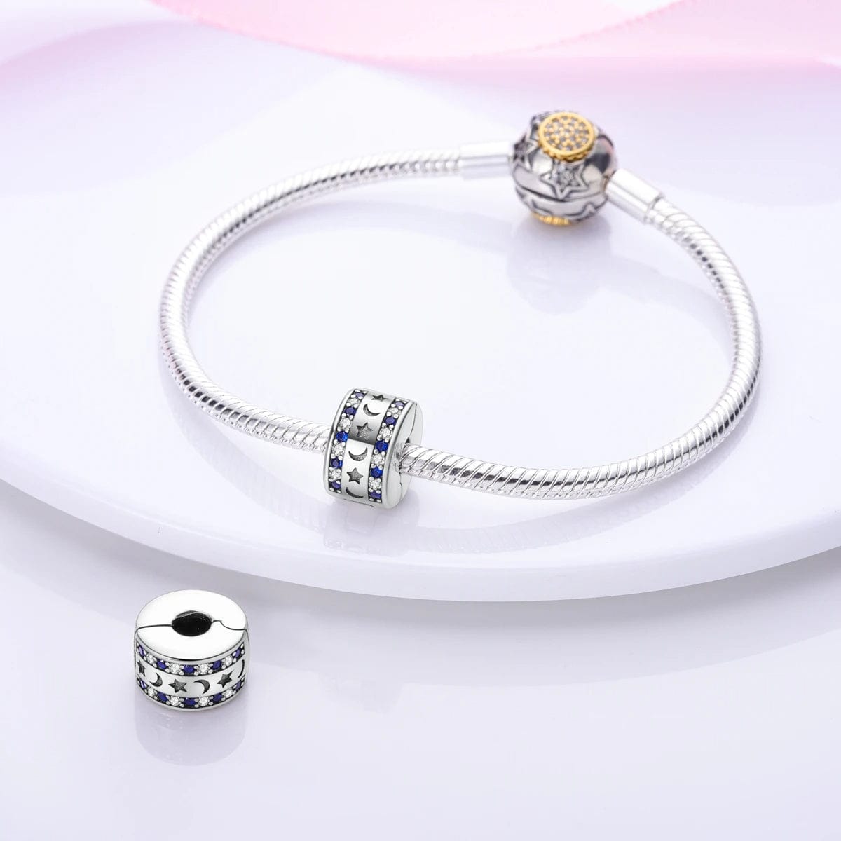 Amarante Jewelry Sun and Moon Clip Charm