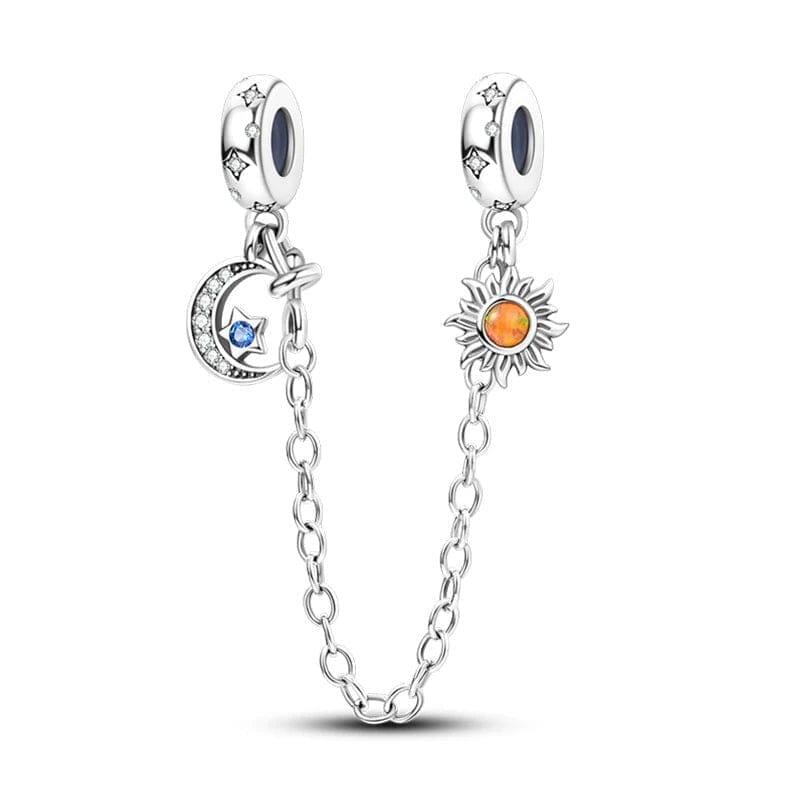 Amarante Jewelry Sun And Moon Safety Chain
