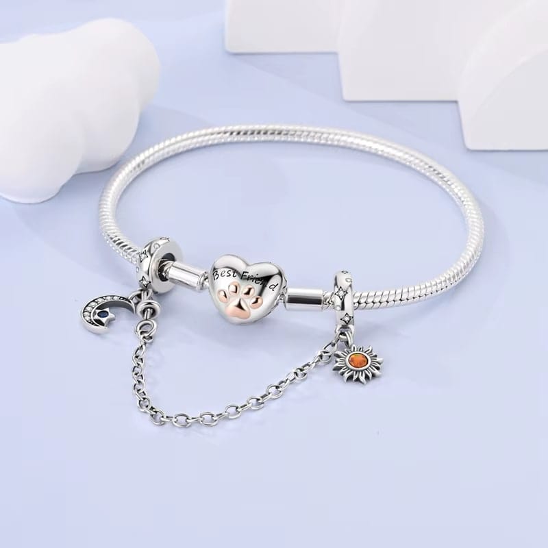 Amarante Jewelry Sun And Moon Safety Chain