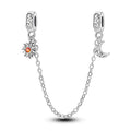 Amarante Jewelry Sun & Crescent Moon Cosmic Safety Chain