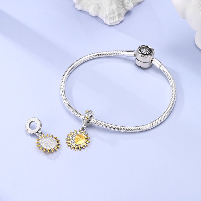 Amarante Jewelry Sun & Moon Dangle Charm