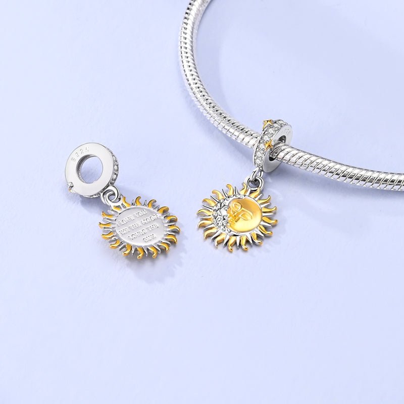 Amarante Jewelry Sun & Moon Dangle Charm