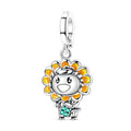Amarante Jewelry Sunflower Costume Girl Dangle Charm