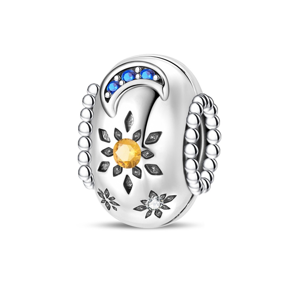 Amarante Jewelry Sunflower & Crescent Moon Charm
