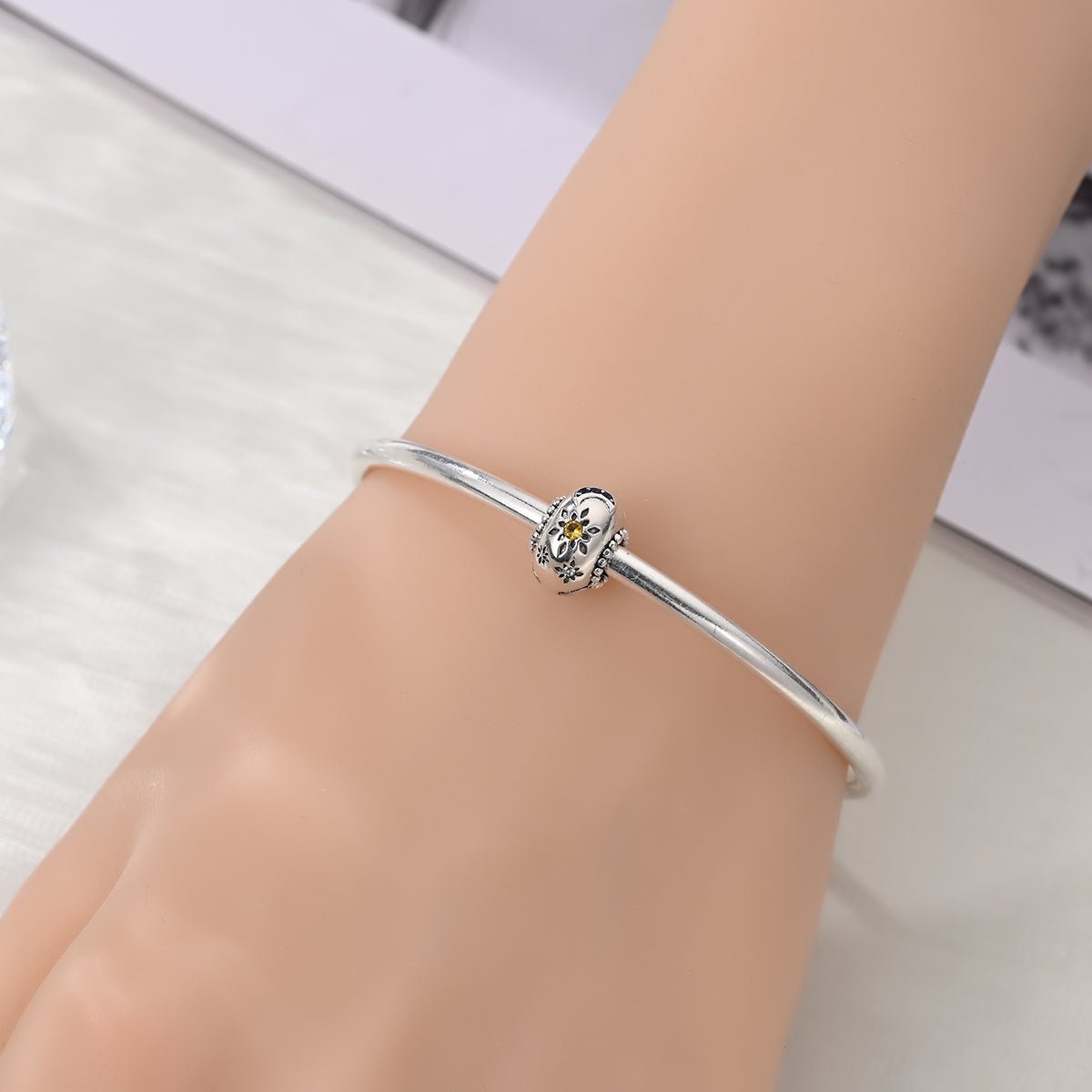 Amarante Jewelry Sunflower & Crescent Moon Charm