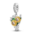 Amarante Jewelry Sunflower Vase Charm