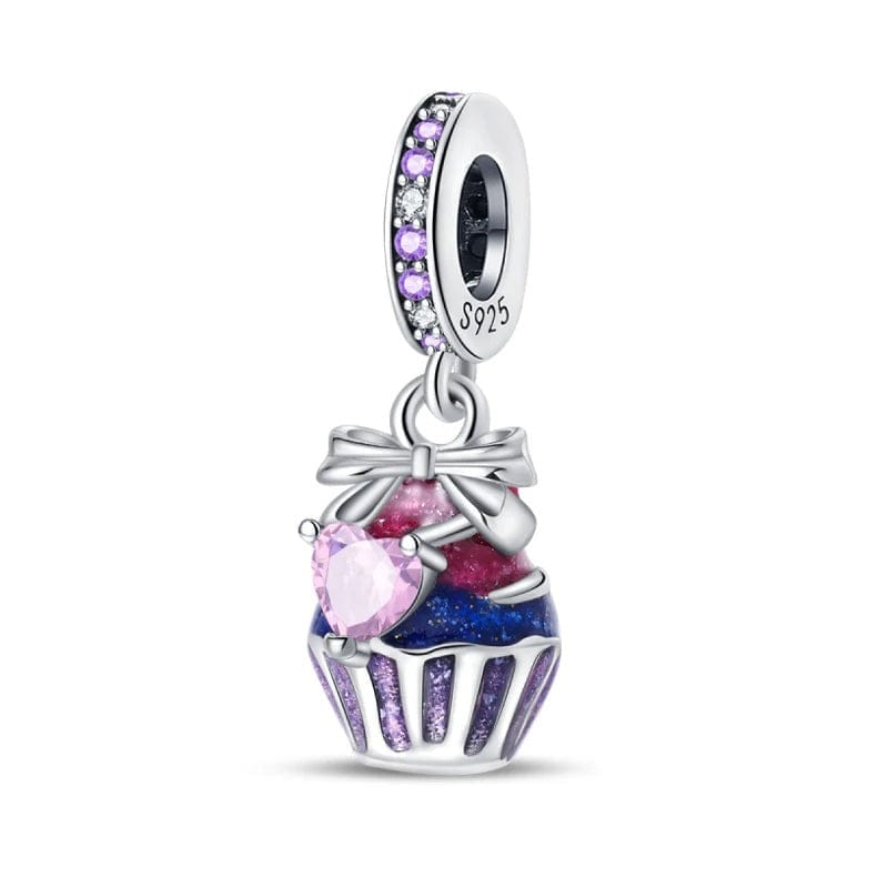 Amarante Jewelry Sweet Cupcake Dangle Charm