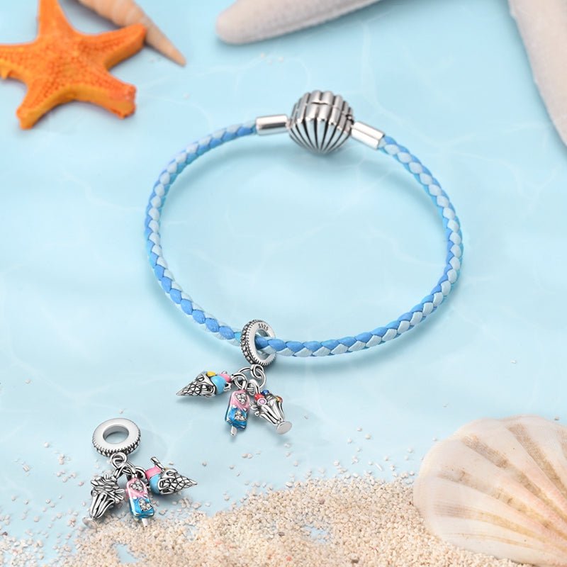 Amarante Jewelry Sweet Treats Ice Cream, Popsicle & Milkshake Dangle Charm