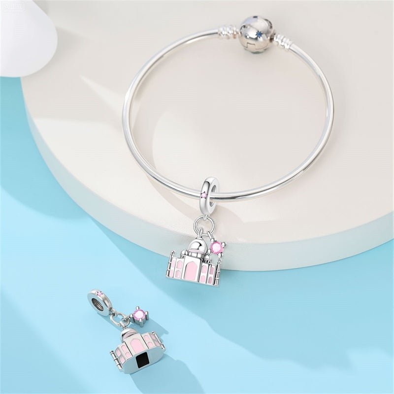 Amarante Jewelry Taj Mahal with Crystal Accent Dangle Charm