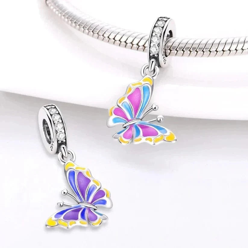 Amarante Jewelry Temperature Changing Color Butterfly Dangle Charm