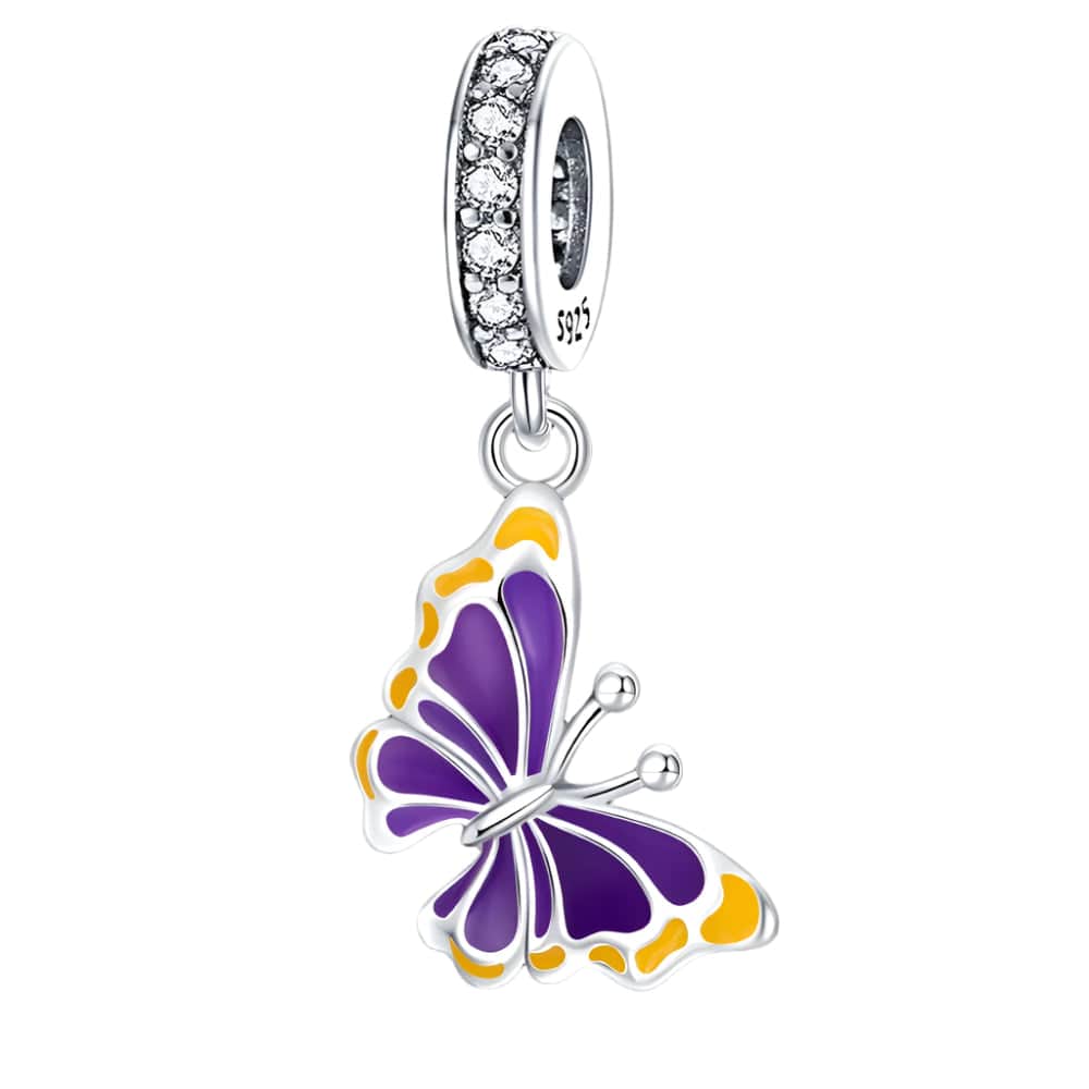 Amarante Jewelry Temperature Changing Color Butterfly Dangle Charm