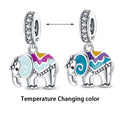 Amarante Jewelry Temperature Changing Color Elephant Dangle Charm