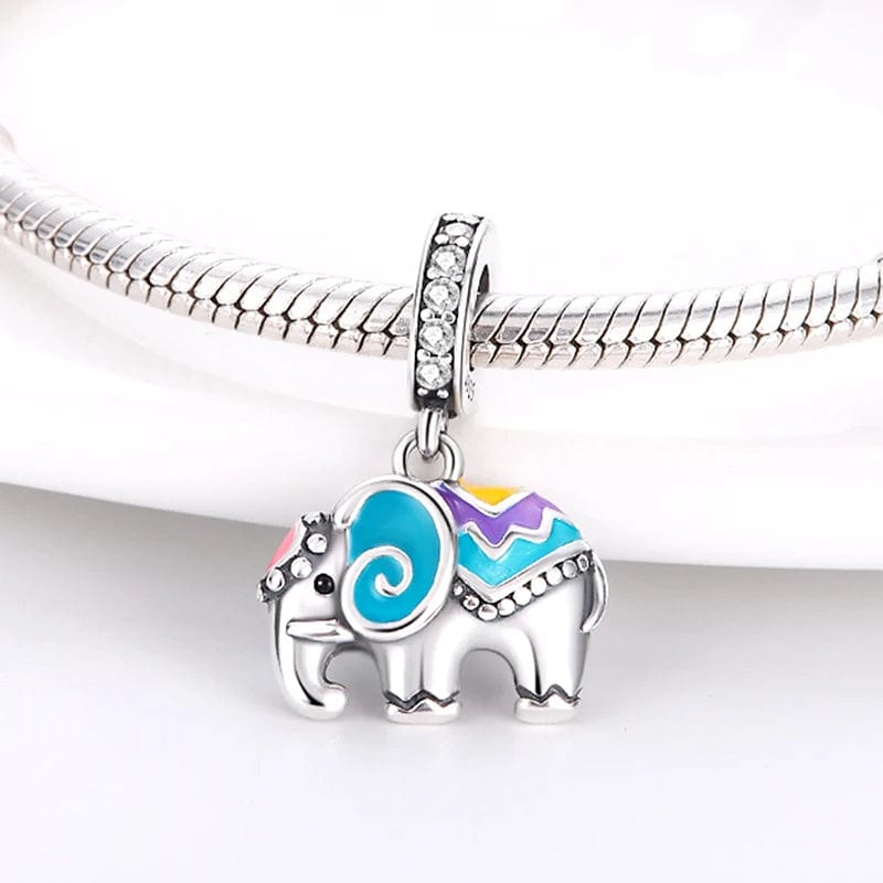 Amarante Jewelry Temperature Changing Color Elephant Dangle Charm