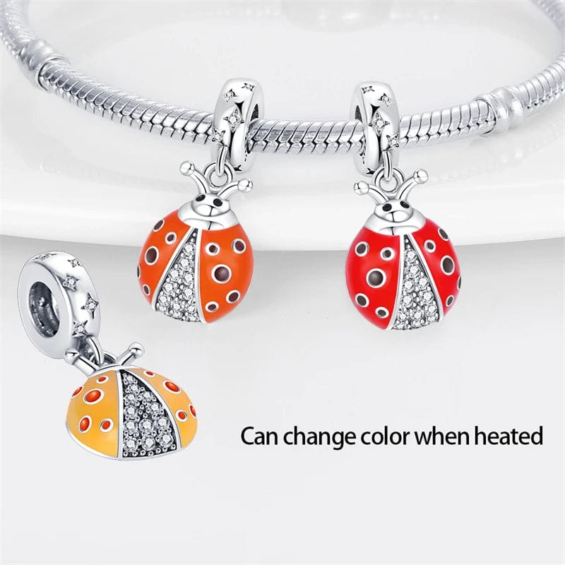 Amarante Jewelry Temperature Changing Color Ladybug Charm