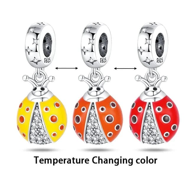 Amarante Jewelry Temperature Changing Color Ladybug Charm