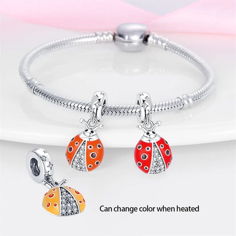 Amarante Jewelry Temperature Changing Color Ladybug Charm