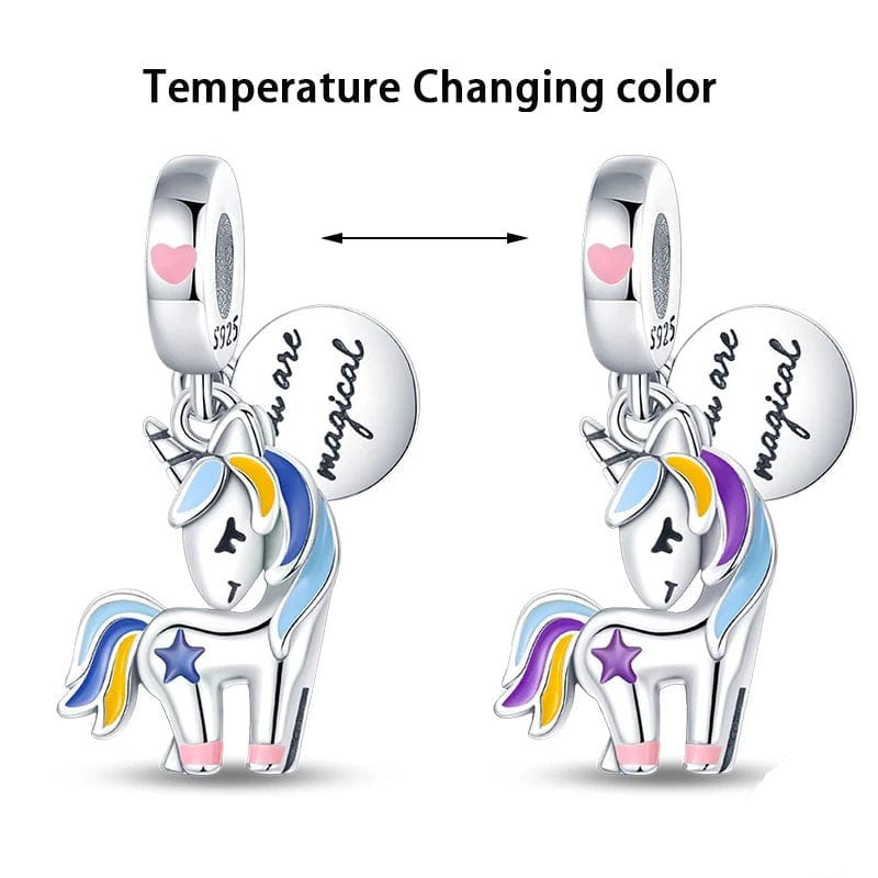 Amarante Jewelry Temperature Color Changing Unicorn