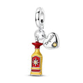 Amarante Jewelry Tequila Bottle & Heart “Tequila Lover” Dangle Charm