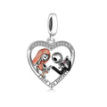 Amarante Jewelry The Nightmare Before Christmas Couple Heart Dangle Charm