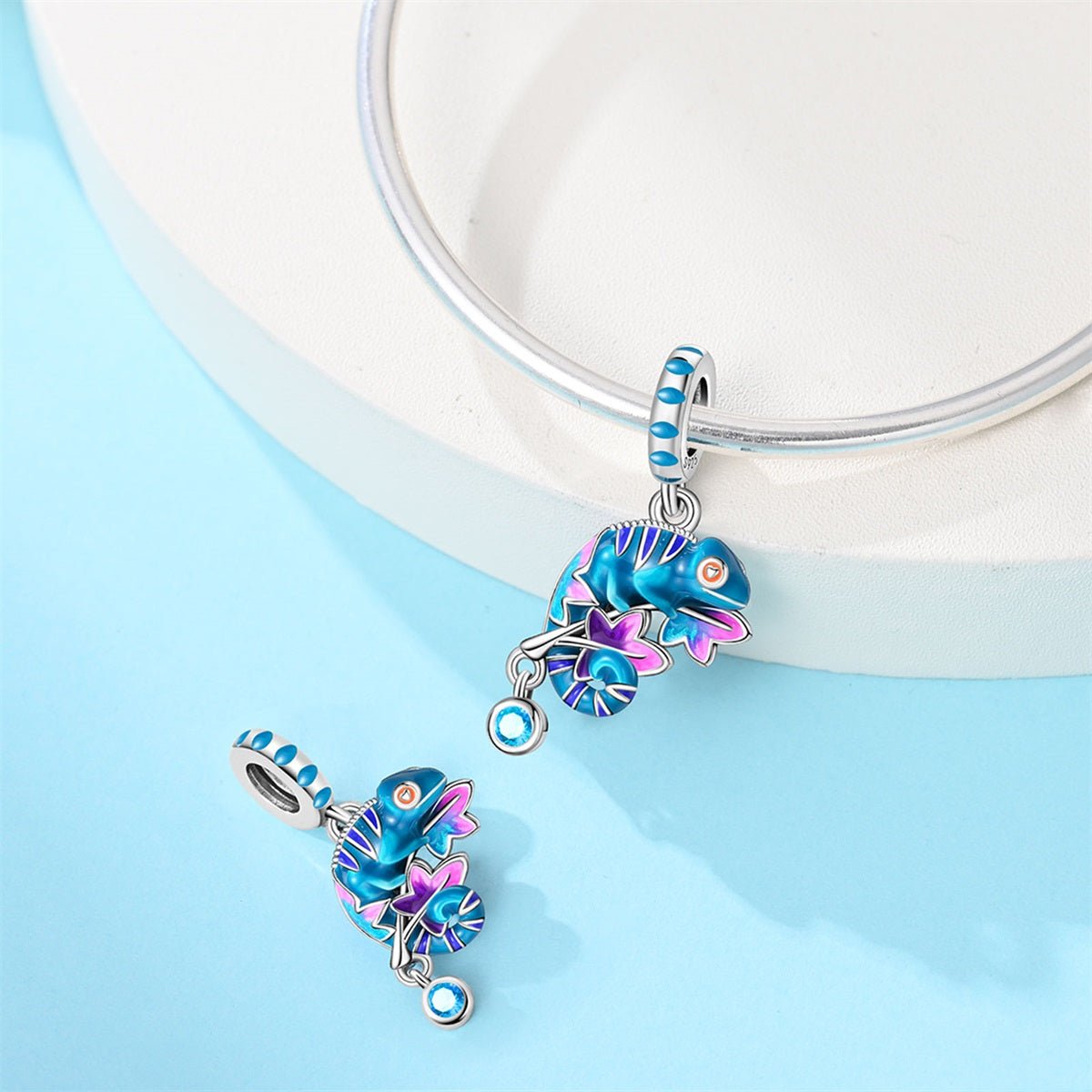 Amarante Jewelry Thermochromic Chameleon Dangle Charm
