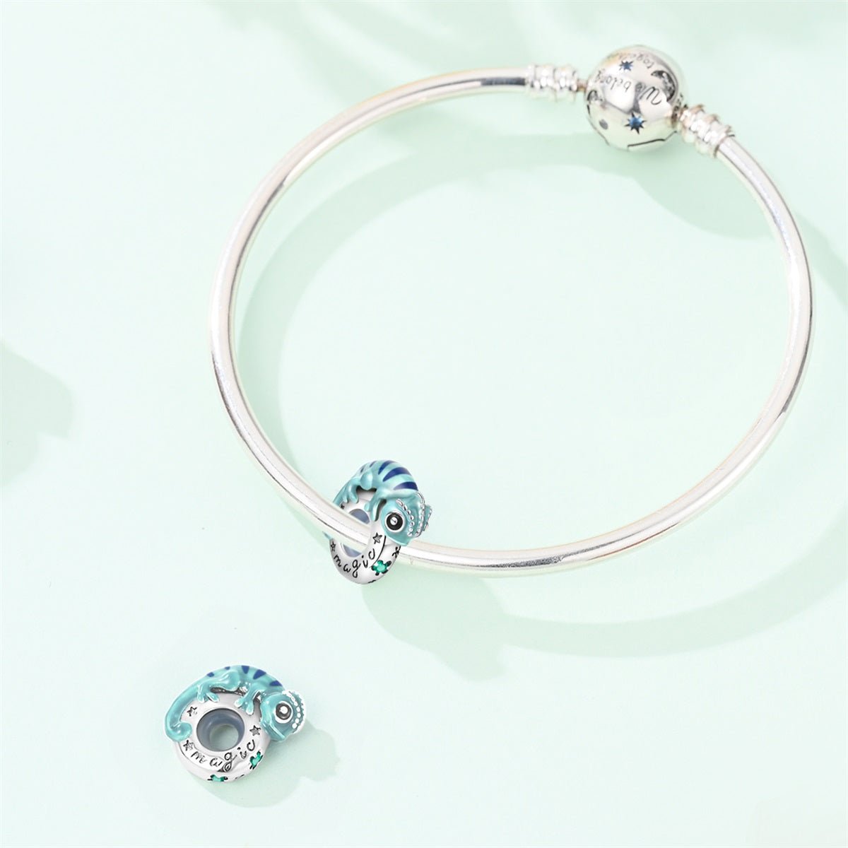Amarante Jewelry Thermochromic Magic Chameleon Color - Changing Charm